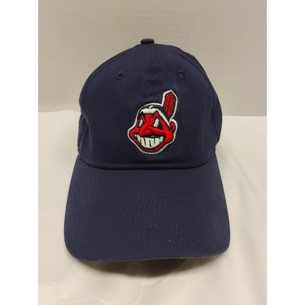 New Era Cleveland Indians 9FORTY  Navy Strap Back Womens MLB Baseball Cap